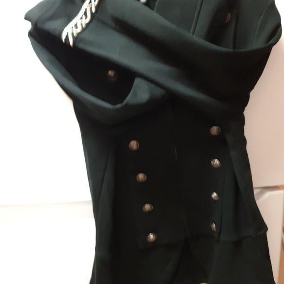 PYRAMID Black and hand stitched gold embroidery - Picture 6 of 6